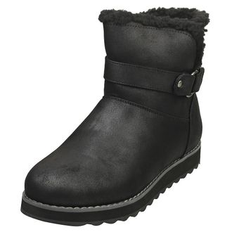 Skechers Womens Keepsakes 2.0 Sweet Home Snow Boot, Black, 4 UK