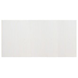 Deco Wood Cabecero de madera maciza en tono blanco de 140x80cm