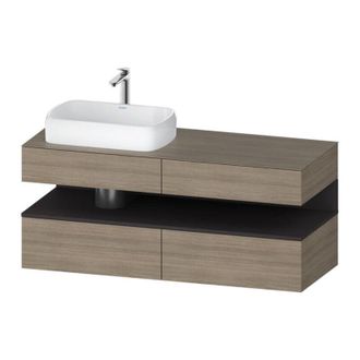 Duravit Qatego Consola Mueble Bajo Lavabo, 2 Extensiones, 2 - Duravit