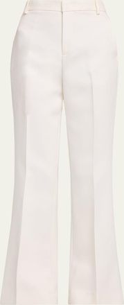 Vince Mid-Rise Flare Trousers