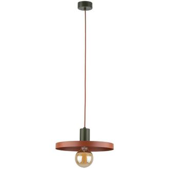 Luminosa Light Designs TK Sila L&aacute;mpara de techo colgante de c&uacute;pula de 30 cm Ceglasty 1xE27