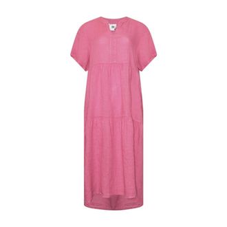 Tiffany & Co. Betty Pink Jurk - Dames - Casual kleedjes - Roze - S/M - Kleedjes