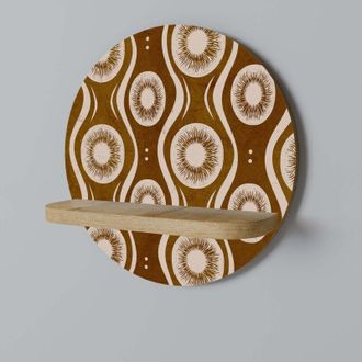 OEM Ojos Marrones Estante Redondo