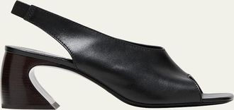 3.1 Phillip Lim Leather Slingback Sandals