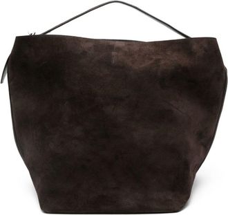 Toteme Belted Suede Leather Tote