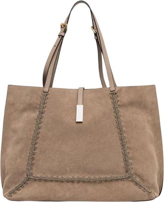 Pollini Tote Bag - Dames - Shoppers - Beige - ONE Size - Leer - Tassen