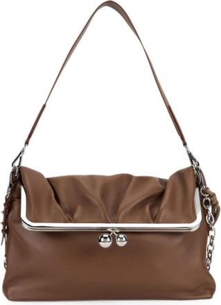 Max Mara Pasticcino Bag - Dames - Schoudertassen - Bruin - ONE Size - Leer - Tassen