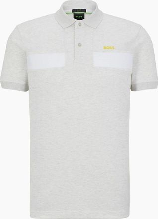 HUGO BOSS Mens Paule 2 Golf Shirt - White - Size: 42/Regular