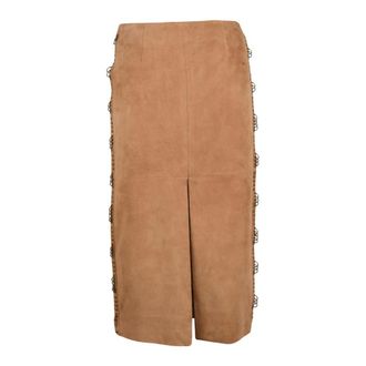 Patrizia Pepe Mujer, Faldas, Beige, Talla: S