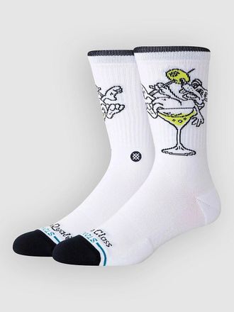 Stance High Quality Low Class Crew Socks blanco
