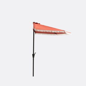 La Redoute Interieurs Halve balkonparaplu met franjes Medio