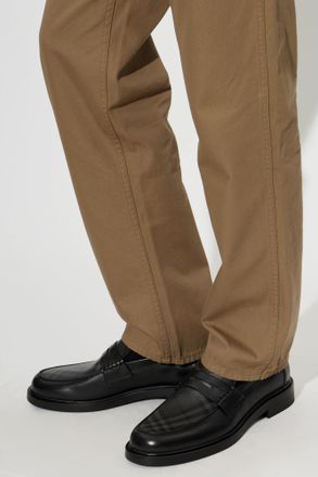 Burberry Pembroke Loafers, Mens, Black