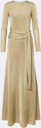 Oscar De La Renta Semi-sheer knitted gown