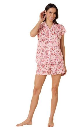 The Cats Pajamas Voile Short Set in Petite Rosette at Nordstrom, Size X-Small