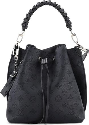 Louis Vuitton Muria Mahina Leather bucket bag - Zwart