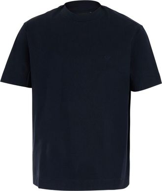 Emporio Armani T-shirt in cotone con logo Emporio Armani