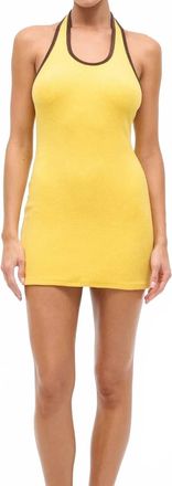 Staud Dara Mini Dress In Sunshine