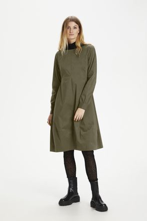 Culture Culture Womens Dress Casual fit Burnt Olive - Size X-Small