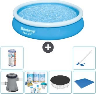 Bestway Piscina Bestway Fast Set Redonda - 366x76 Cm - 8-piezas S21432