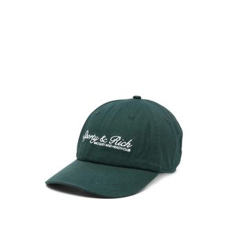 Sporty & Rich Hats & Caps, female, Green, ONE SIZE, Fores Cap