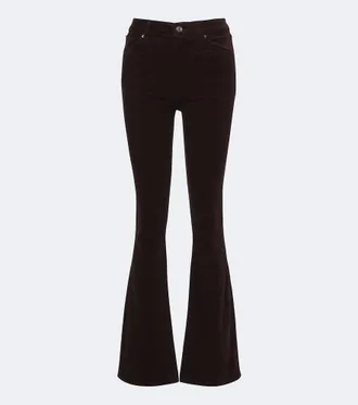 Frame Denim Pantalones bootcut Reboot de pana en mezcla de algod&oacute;n