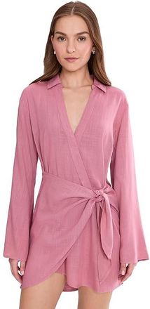 L*Space Las Palmas Dress Womens Dress Cherry Blossom : MD, Cotton/Viscose