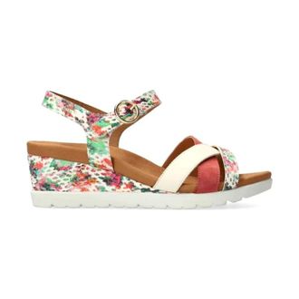 Mephisto Flat Sandalen - Dames - Sleehakken - Veelkleurig - 37 EU - Schoenen