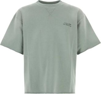 Golden Goose Sage Green Logo T-Shirt