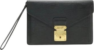 Louis Vuitton Pre-owned Clutches, female, Black, Size: ONE SIZE Pre-owned Pochette