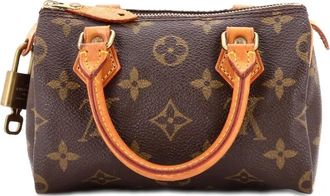 Louis Vuitton Speedy Mini HL Handbag Monogram Canvas satchel - Bruin