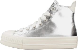 Converse Hoge Top Mode Sneakers - Dames - Sneakers - Grijs - 37 EU - Schoenen