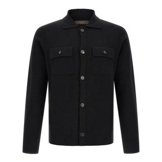 Zanone Heren, Truien, Zwart, Maat: 2XL Wol