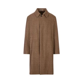 Corneliani Chesterfield Jas - Heren - Mantel - Bruin - XL - Wol - Jassen
