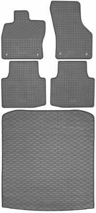 OEM Juego De Alfombrillas De Goma Para Coche Y Alfombrilla Para Maletero Skoda Superb Iii Liftback (2015-2020)
