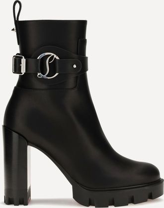 Christian Louboutin Dianouchette Lug leather Ankle Boots Female 37.5