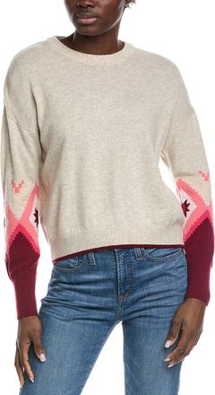 Brodie Fairisle Sleeve Wool & Cashmere-Blend Sweater