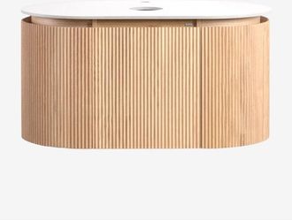 Sklum Set di mobili da bagno in legno Carsone SKLUM