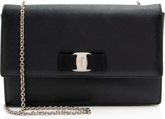 Ferragamo Leather Ginny Small Shoulder Bag