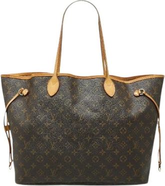 Louis Vuitton Pre-owned Tote Bags, female, Brown, Size: ONE SIZE Pre-owned Neverfull Monogram Tote Bag