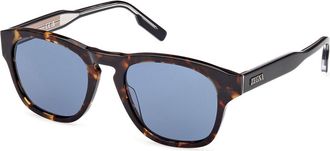 Ermenegildo Zegna EZ0221 52V Mens Sunglasses Tortoiseshell Size 52