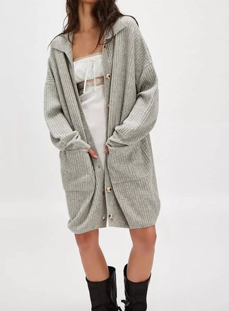 Free People Emmy Cardigan In Sandstorm Heather