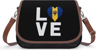 Generic I Love Barbados Fashion Womens Crossbody Bags Novelty Handbag Shoulder Bag Purse