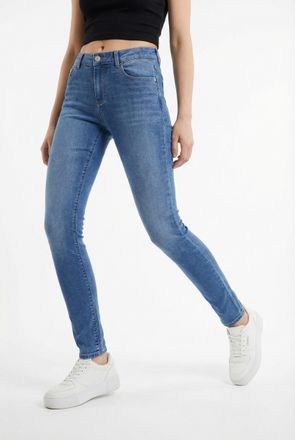 Only Skinny-fit-Jeans ONLY ONLMARIA MID WAIST SK DNM BOX, Damen, Gr. XL, L&auml;nge 32, medium blau denim, Denim/Jeans, Obermaterial: 64% Baumwolle, 31% Polyest