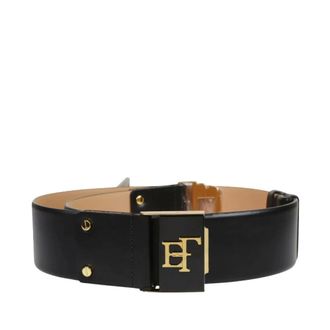 Elisabetta Franchi Cintura con logo - - Accessories - Donna - Nero - L