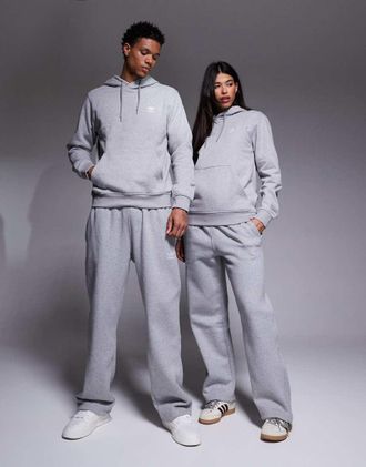 adidas Originals Trefoil Essentials - Joggers dritti grigi-Grigio