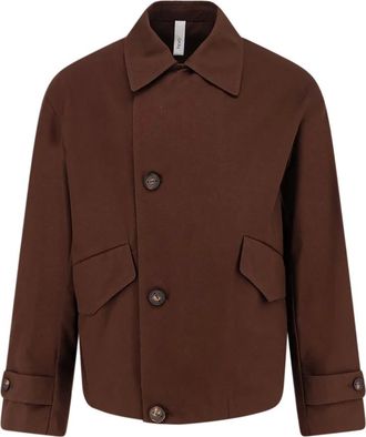 Hev&ograve; Hombre, Chaquetas, Marr&oacute;n, Talla: L