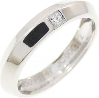 Van Cleef & Arpels Platinum Platinum 950 Band Ring (Pre-Owned)