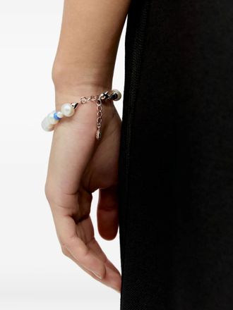 Fry Powers Coco armband met parel - Zilver