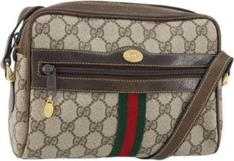 Gucci Pre-owned Crossbody Tas - Dames - Vintage Schoudertas - Beige - ONE Size - Vintage