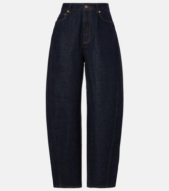 Givenchy Cocoon high-rise wide-leg jeans